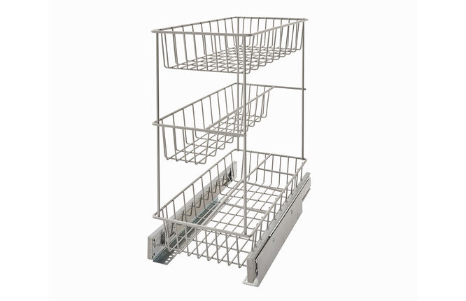 8.75" Triple Pull-Out Basket