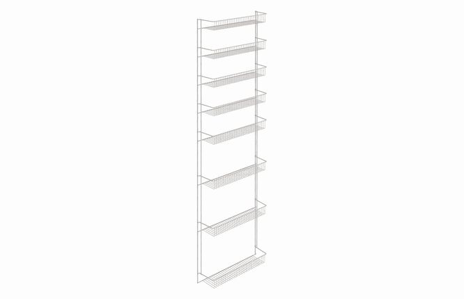 8-Tier Wall Rack